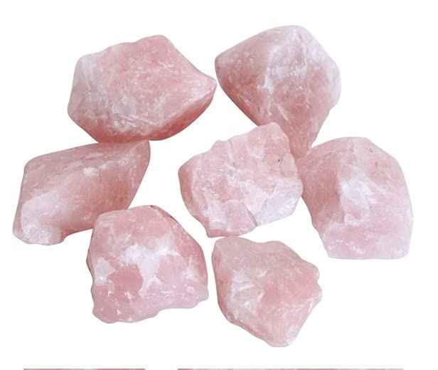 Divinity Natural Rose Quartz Raw Stones - Hand Picked Rough Crystals (100 to 150 Grams, Pack of 1 to 4) Default Title